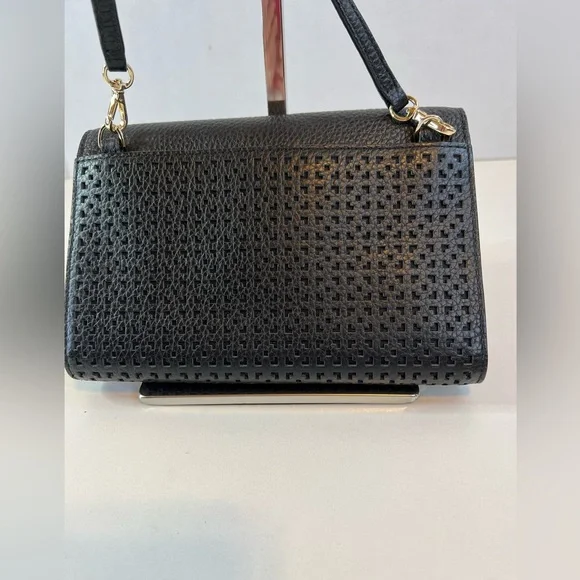 Kate Spade Perforated Envelope Style Crossbody/Wallet Black NWOT - Picture 2 of 7